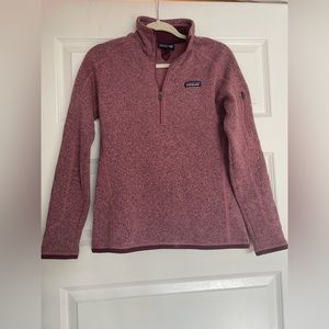 Patagonia Better Sweater - size small - pink rose